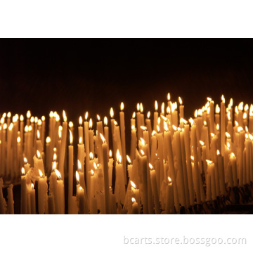 Hall decoration artwork for lighted candles picture painting on canvas